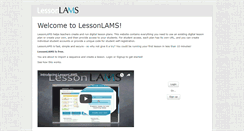 Desktop Screenshot of lessonlams.com
